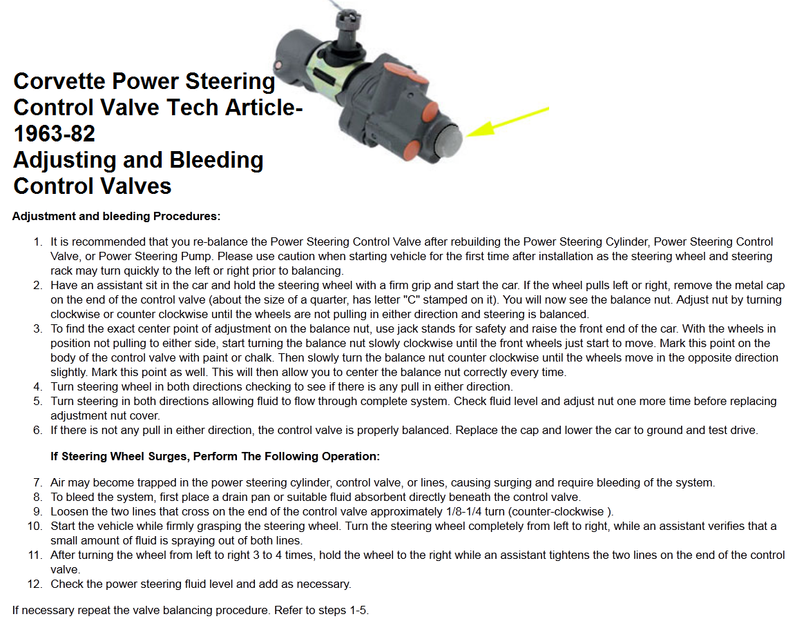 66 Power Steering Question Chevy Nova Forum